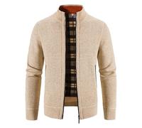 2025 Trachtenjacke Herren - Strickjacken Langarm Sportlich Trachtenjanker Leicht Modern Cardigan Trachten Freizeitjacke M-4XL