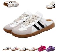 2025 Women's Fashionable Contrast Mesh Design Lace Up Walking Shoes, Comfortable Casual Sports Shoes with Round Toe (Black-B,41)