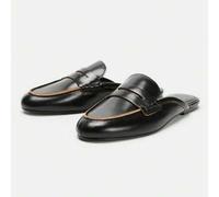 2026 Frühjahr/Sommer Neue Damen Veloursleder Peep Zehen Loafer, Rundkappe