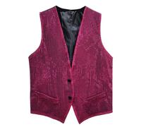 2026 Herren Anzugweste Slim Fit Business Vest Ärmelloses Tanktop für Hochzeit formelle Anlässe (XL)