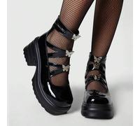 2026 Neue Mode Mary Jane Street-Style Damenschuhe, Dicker Absatz Rundspitze vielseitige Lässig Pendler Minimalistische Schuhe, Frühling