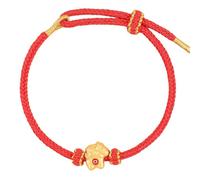 2026 Neues Jahr des Pferdes Rotes Schnur Geflochtenes Armband Verstellbares Tierisches Horoskop-Pferd-Charm Armband Chinesisches Feng Shui Glücks-Schutz Schmuck Geschenke für Frauen Männer Neues Jahr