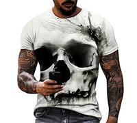 2026 Taschen Trachten T-Shirt Herren T Shirt Ausschnitt Hemden Kurzarm Bügelfrei Hemd Weiß XXL Anzugshemd Meine en