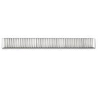 Eichmüller Flexibler Kordelzug, Edelstahl, poliert/matt/PVD-Beschichtung, Silberfarben - Matt, 20mm, Armband