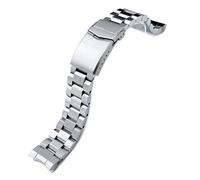20mm Hexad 316l Edelstahl uhrenarmband für Seiko Sumo sbdc001, gebürsteter v-Verschluss