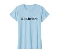 20th Century Studios Home Alone Unisex-Erwachsene T-Shirt Grau S Klassisch Langarm Crew-Ausschnitt Standardlänge Doppelt genähter Saum