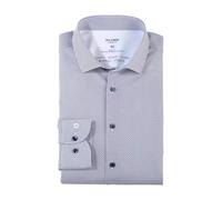 OLYMP Hemden Herren Slim Fit Langarm Baumwoll-Stretch blau, 40