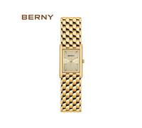 (2166L-YE) Golduhr Damen Luxus Damen Armbanduhr Wasserdicht Goldene Damenuhr Quarz Edelstahl Mode Damenuhren