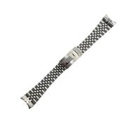 22 mm 316L Stahl massiv gebogene Endschraubenglieder mit Oyster-Verschluss Jubilee-Armband Uhrenarmband kompatibel Seiko 5 SRPD53K1