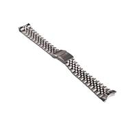 22 Mm Uhrenarmband, Solide Gebogene Endglieder, Doppel-Druckverschluss, Passend For Seiko 5 SRPD53K1 SKX007(For Seiko SKX 007)