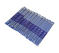 22-teiliges Stricknadel-Set, 25 Cm Edelstahl-Stricknadel-Set aus Glänzendem Metall, Strickweberei, DIY-Nähwerkzeuge, Handgefertigte Stricknadeln für Gestrickte Socken, Schals,
