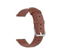 22mm Armband Kompatibel mit Amazfit Balance Lederarmband, Klassisches Leder Uhrenarmband Erstatzband Uhr Band Watchband mit Metallschließe (Brown, One Size)