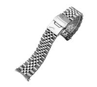 22mm Uhrenarmband for Casio MDV107-1A MDV106-1A Uhrenarmband Taucherarmband aus Stahlmetall Ersatz passend for CASIO Armband(B-Silver)