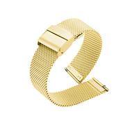 (23mm-Gold) milanese Schleife Uhrenarmband 10/12/14/16/17/18/19/20/21/22mm Universal Schnellverschluss