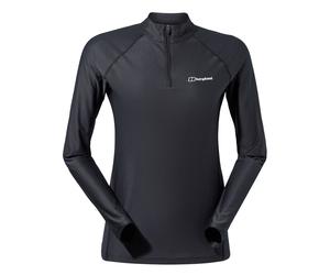 24/7 Base Zipls, Damen T-Shirt - Berghaus BP6-BLACK/BLACK UK 14 // DE 40