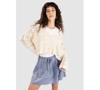 24 Colours 41359B Knitted Strickjacke white Damen Gr. M