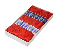 24 Docken Stickgarn je ca. 8m / Sticktwist 100% Baumwolle Stickerei verschiedene Farbwahl, Farbe :3292 rot