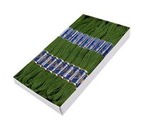 24 Docken Stickgarn je ca. 8m / Sticktwist 100% Baumwolle Stickerei verschiedene Farbwahl, Farbe :6692 Waldgrün