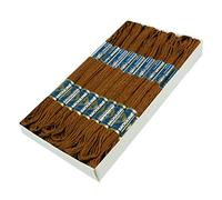 24 Docken Stickgarn je ca. 8m / Sticktwist 100% Baumwolle Stickerei verschiedene Farbwahl, Farbe :7882 Pfefferkuchenbraun