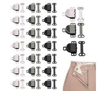 24 Gruppen Hosenhaken Haken Verschluss Ösenverschlüsse Haken Hosenverschluss Haken Metal Hosen-und Rockhaken Haken und Ösen Hakenverschluss Kleidung von Kleidungsstücken und DIY Nähen