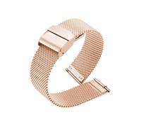 (24 mm-Roségold) Milanese Loop Uhrenarmband 10/12/14/16/17/18/19/20/21/22 mm Universal Schnellverschluss
