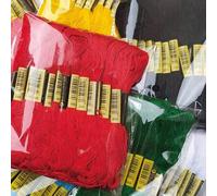 24 Stücke/Tüte Kreuzstich-Garn, Garn für Handwerk, Schuheinsatz Stickerei, Stopf- und Nähgarn