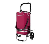 24MOVE Einkaufstrolley Vehlo 3in1 Faltbar Einkaufswagen Kühlfach Rot