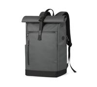 25-30L RollTop Rucksack wasserabweisend Daypack Laptoprucksack Schulrucksack, BP01003 - Grau / 30L