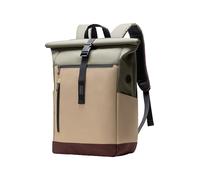Inateck RollTop Rucksack Herren Damen 25L-30L Fahrradrucksack Schulrucksack für Uni Freizeit Job Sport Reisen, Stylische Tagesrucksack mit 17 Zoll Laptopfach