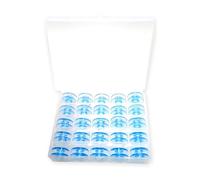 25 Kunststoffspulen 9033P mit Spulenbox für Pfaff Kategorie A C D E F G | Für PFAFF creative, expression, select, tiptronic, performance, classicstyle, freestyle, varimatic und hobby 4240-4260