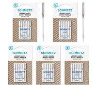 25 Schmetz Jersey-Nähmaschinennadeln 130/705 H SUK Größe 70/10