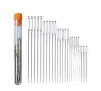 25 Stücke Nähen Nadeln Set, Nähnadeln, Nadeln mit großem Öhr, Handnähnadel, Stopfnadel für Hand Nähen Handwerk