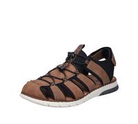 Rieker Herren 25246 Sandale,Schwarz,45 EU