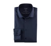 OLYMP Businesshemd No. Six super slim Herren Jerseyhemd 64% Baumwolle 27% Polyester Gr. 39 marine