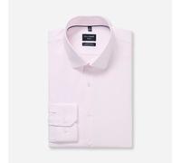 Businesshemd OLYMP "OLYMP No. Six 24/Seven, super slim, Modern Kent", Herren, Gr. 41, Normaler Arm, rosé, 64% Baumwolle, 27% Polyester, 9% Elasthan, Hemden (70809828-41) rosé