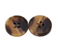 25mm 28mm Große Harz Imitation Horn Knöpfe Für Jacke Pullover Männer Dunkle Flatback Dekorative DIY Nähen Zubehör, Braun, 28mm 10 Stück