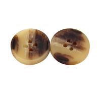 25mm 28mm Große Harz Imitation Horn Knöpfe Für Jacke Pullover Männer Dunkle Flatback Dekorative DIY Nähen Zubehör, Beige, 25mm 10 Stück