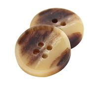 25mm 30mm Harz Nachahmung Horn Knöpfe für Kleidung Große Mantel Pullover Anzug Strickjacke Schwarz Nähzubehör, YDH488 Typ 3., 25mm 10 stücke