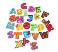 26 Stück Alphabet Applikation zum Aufbügeln, Gestickte Buchstaben für Kleidung