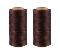260M 150D 1MM Leder Wachsfaden Handnadel Kordel Hellbraun