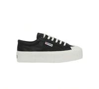 2631 Stripe Women Lässig Shoes Black / White S21222W