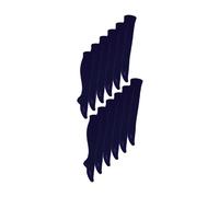 (27-30, Marine) Sock Snob - 12er Pack Kinder Bambus Kniestrümpfe | Lange Schulsocken für Mädchen | Sock Snob