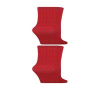 (27-30, Rot) Sock Snob - 12er Pack Kinder Einfarbig Baumwolle Socken für Mädchen und Jungen | Sock Snob