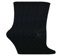 (27-30, Schwarz) Sock Snob - Sock Snob - 6 Paar Kinder Jungen Mädchen Einfarbig Lässig Socken Baumwolle Bunt