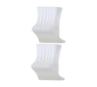 (27-30, Weiß) Sock Snob - 12er Pack Kinder Bambus Socken | Sock Snob | Sommer Socken für Mädchen Jungen