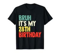 28 Geburtstag Shirt Lustig Drehen 28 Geburtstag Geschenk T-Shirt T-Shirt