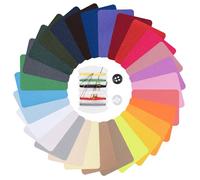 29 Farben Flicken zum Aufbügeln, Bügelflicken, Aufbügelflicken Rechteck für Innen Außen Hose Erwachsene Kinder (9,5 cm x 12,5 cm)