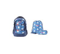 2Be Kinder 3er Set Schulrucksack Blue