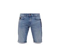 2chilly M.O.D Herren Short Jeansshort Denim Jeans Short Capri Hose Trevol Shorts (as3, Waist, Numeric_31, Regular, Regular, Georgia Blue)