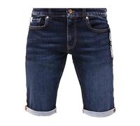2chilly M.O.D Herren Short Trevol Jeansshort Denim Jeans Short Regulär Slim fit (DE/NL/SE/PL, Bundweite, 36, Regular, Regular, Macabo Blue)
